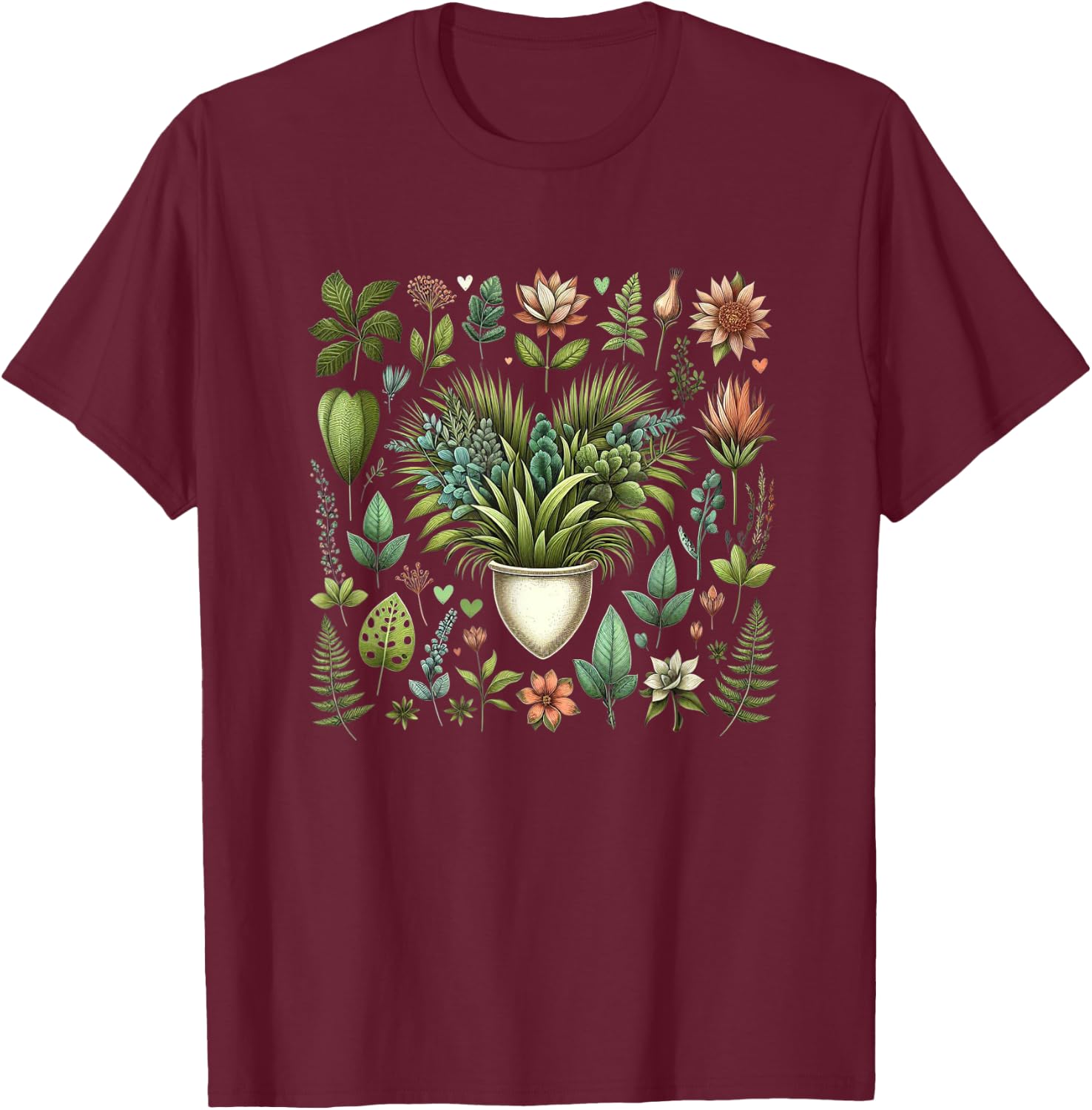Plants Love collection Gardening cool for Father Gardner T-Shirt - T-Shirt | Maroon