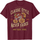 Hip Hop Vintage Retro Urban Y2K Back Print Streetwear Tiger T-Shirt - T-Shirt | Maroon