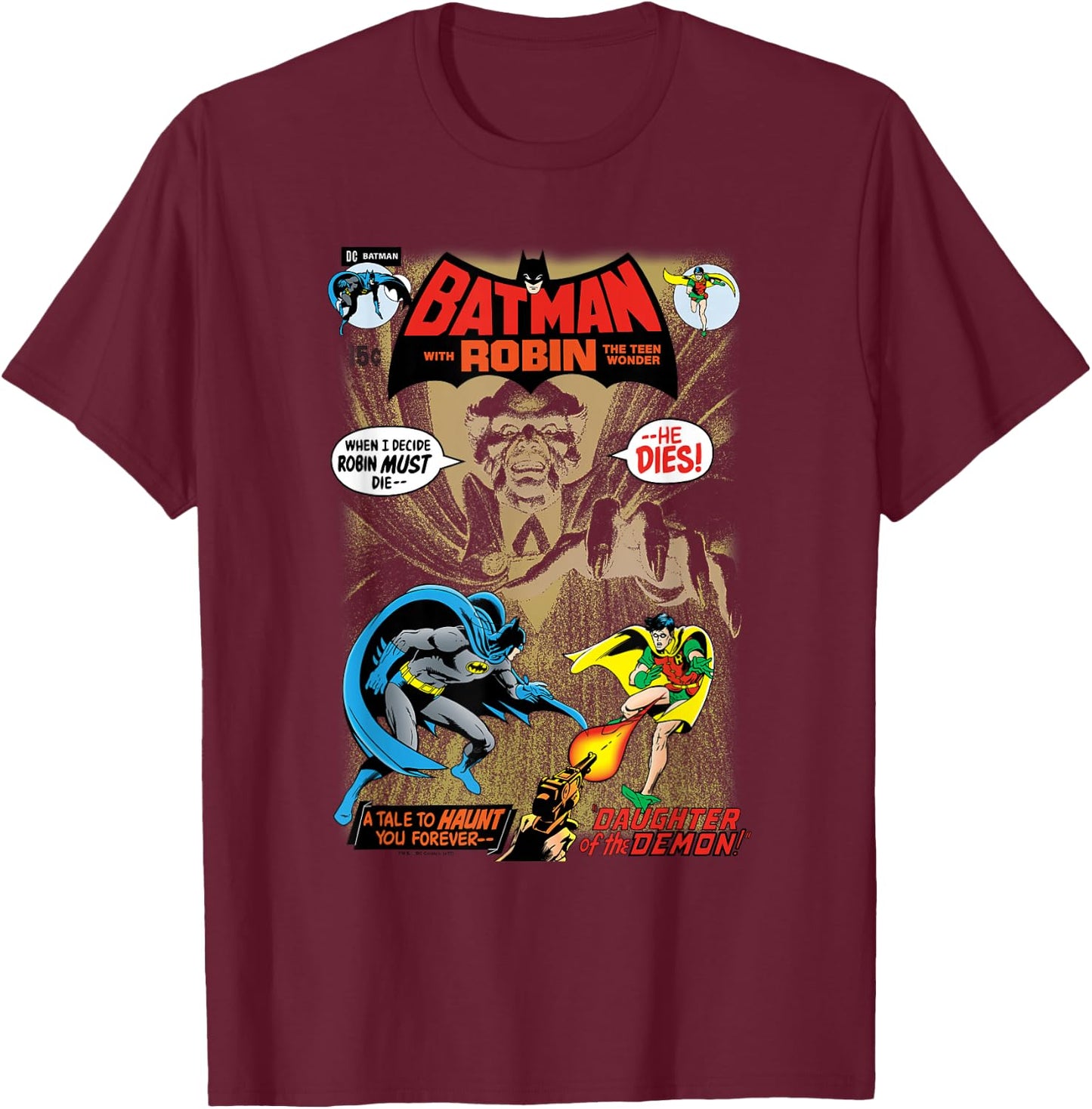 Batman #232 Cover T-Shirt - T-Shirt | Maroon