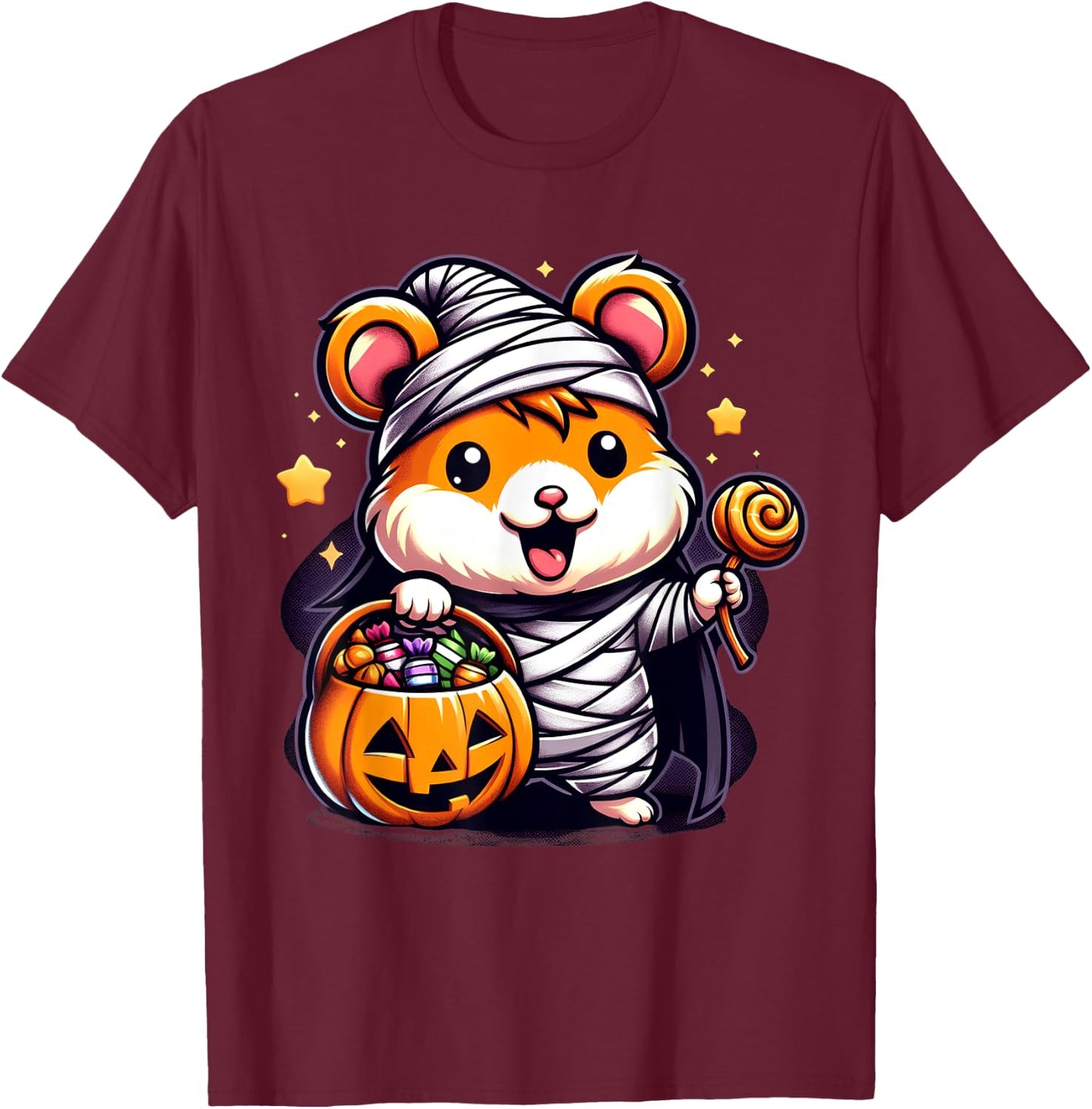 Cute Hamster Halloween Costume Toddler Kids Boys & Girls T-Shirt - T-Shirt | Maroon