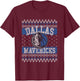 NBA Dallas Mavericks Ugly Christmas Sweater Style T-Shirt - T-Shirt | Maroon