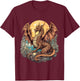 Enchanted Dragon Guardian T-Shirt - T-Shirt | Maroon