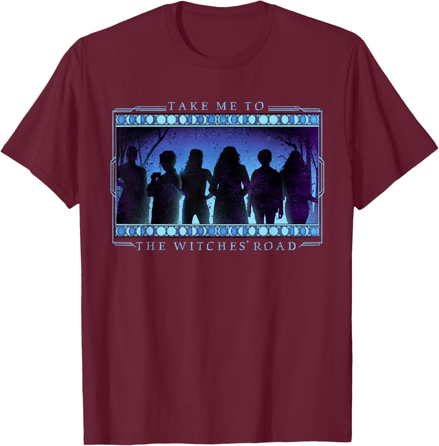 Marvel Agatha All Along Disney+ Take Me to The Witches’ Road T-Shirt - T-Shirt | Maroon