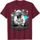Funny DJ Art Men Women Music Producer Disc Jockey Lover DJ T-Shirt - T-Shirt | Maroon