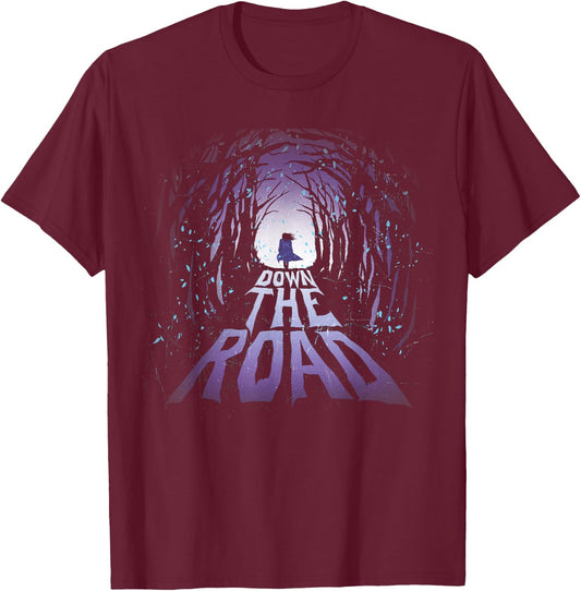 Marvel Agatha All Along Agatha Harkness Down The Road T-Shirt - T-Shirt | Maroon