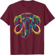 Mammoth Woolly Popart T-Shirt - T-Shirt | Maroon