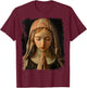 Virgin Mary Praying T-Shirt - T-Shirt | Maroon