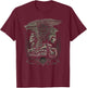 Native American bikes Motorcycle Indian Bikers old classic T-Shirt - T-Shirt | Maroon