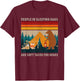 People In Sleeping Bags Are Like Soft Tacos Sleeping T-Shirt - T-Shirt | Maroon