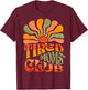Funny Tired Moms Club Tired Mama Exhausted Mom T-Shirt - T-Shirt | Maroon