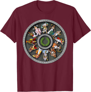 Greek Mythology Gods Ancient Greece T-Shirt - T-Shirt | Maroon