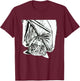 Bat Night Vampire Motif Halloween Wing flying Mammals Bats T-Shirt - T-Shirt | Maroon