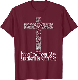 Neocatechumenal Way NCW Modern Catholic T-Shirt - T-Shirt | Maroon