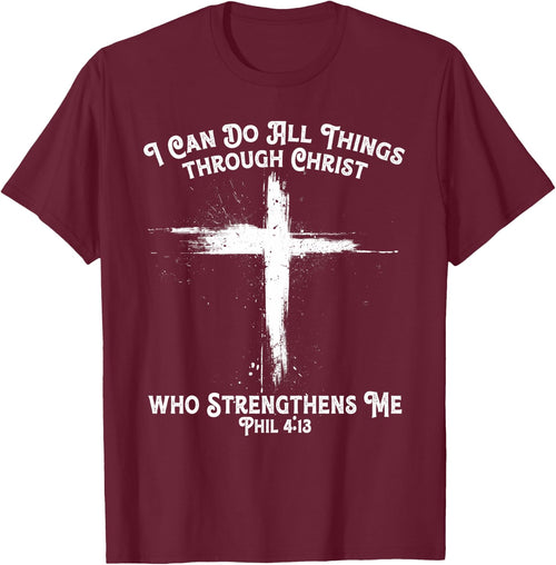I Can Do All Things through Christ Who Strengthens Me Cross