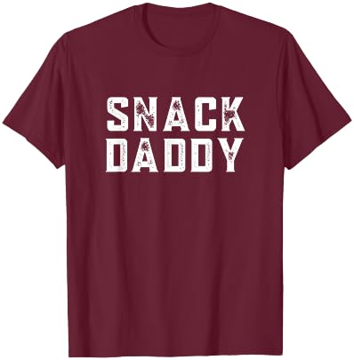 Snack Daddy T-Shirt - T-Shirt | Maroon
