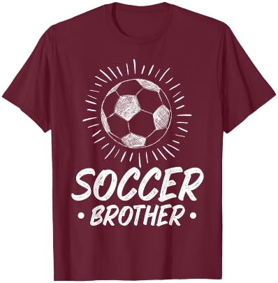 Soccer Brother Soccer Fans Brother Soccer Family Brother T-Shirt - T-Shirt | Maroon