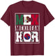 Mexirean Roots Mexico and South Korea Mix Korean Mexican T-Shirt - T-Shirt | Maroon
