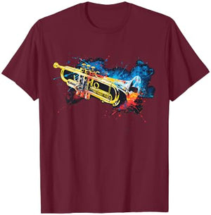 Men, Women and Kids Trumpet T-Shirt - T-Shirt | Maroon