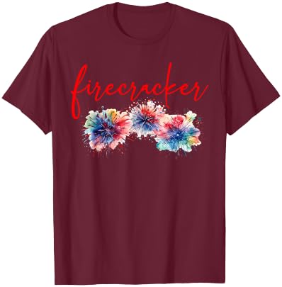 Firecracker 4th of July Women T-Shirt - T-Shirt | Maroon