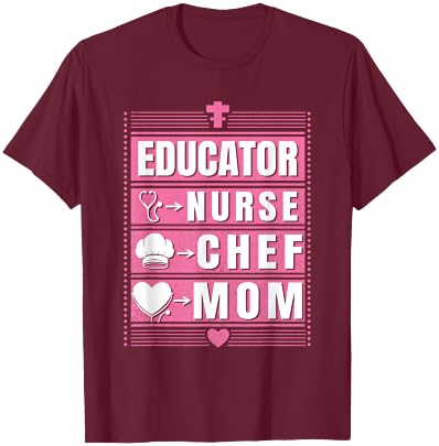 Multi-Role Super Mom Professional T-Shirt - T-Shirt | Maroon