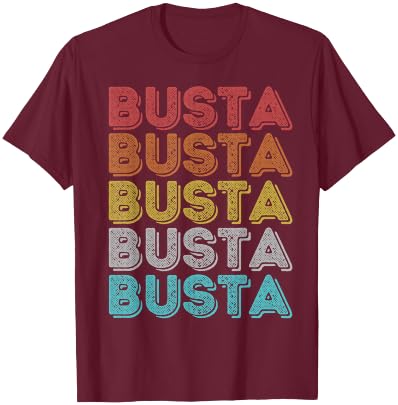 Vintage Retro Busta T-Shirt - T-Shirt | Maroon