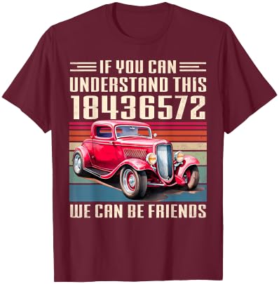 It's A 18436572 Thing Funny V8 Engine Classic Hot rod Car T-Shirt - T-Shirt | Maroon