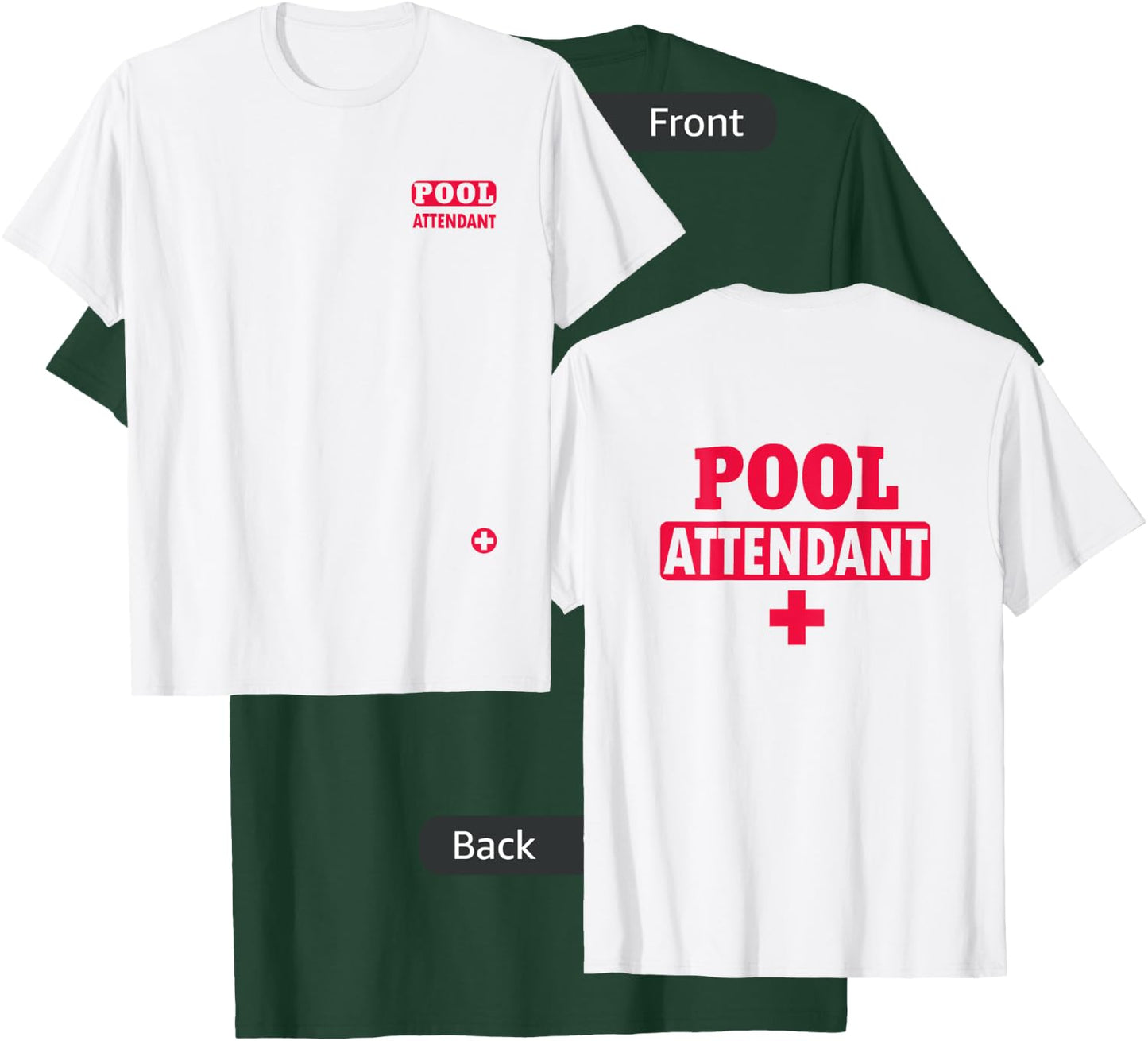 Pool Attendant T-Shirt - T-Shirt | Forest