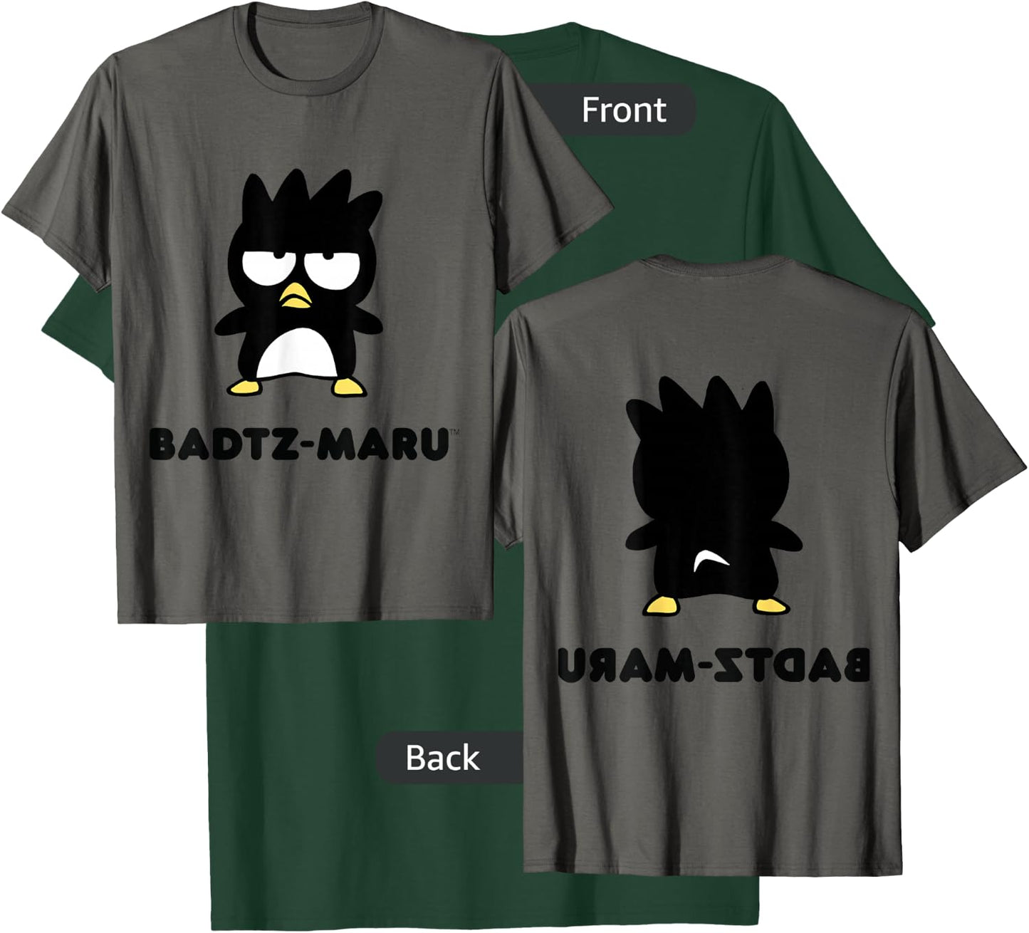 Badtz-Maru Character Front and Back T-Shirt - T-Shirt | Forest