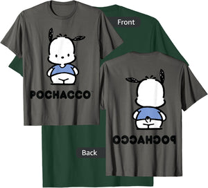 Pochacco Character Front and Back T-Shirt - T-Shirt | Forest