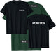 Pannier Rack Chest / Back Print Porter T-Shirt - T-Shirt | Forest