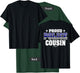 Proud Police Cousin Thin Blue Line US Flag Cop's Family T-Shirt - T-Shirt | Forest