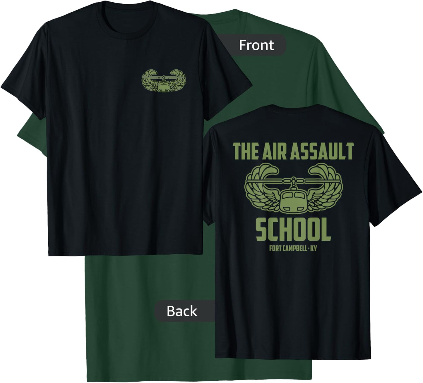 Sabalauski Air Assault School TSAAS US Army 101st Airborne T-Shirt - T-Shirt | Forest