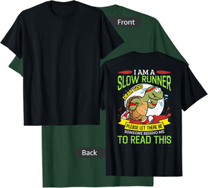 Leisurely Pace Joggers I Am A Slow Runner Turtle Humor Fitness , Small, Black T-Shirt - T-Shirt | Forest