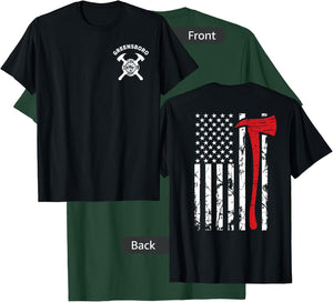 City Of Greensboro Fire Department North Carolina Fireman T-Shirt - T-Shirt | Forest