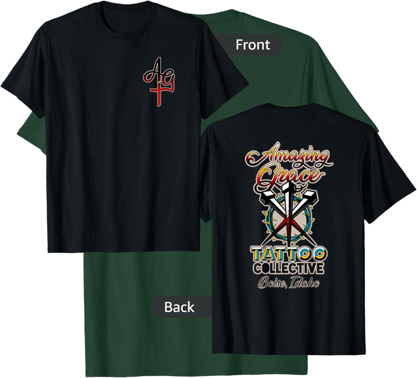 Amazing Grace Tattoo Apparel T-Shirt - T-Shirt | Forest