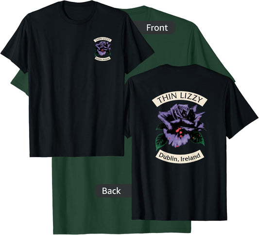 Thin Lizzy Black Rose Dublin T-Shirt - T-Shirt | Forest