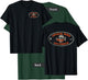 Imperial Beach California CA Retro Surfer Front & Back T-Shirt - T-Shirt | Forest