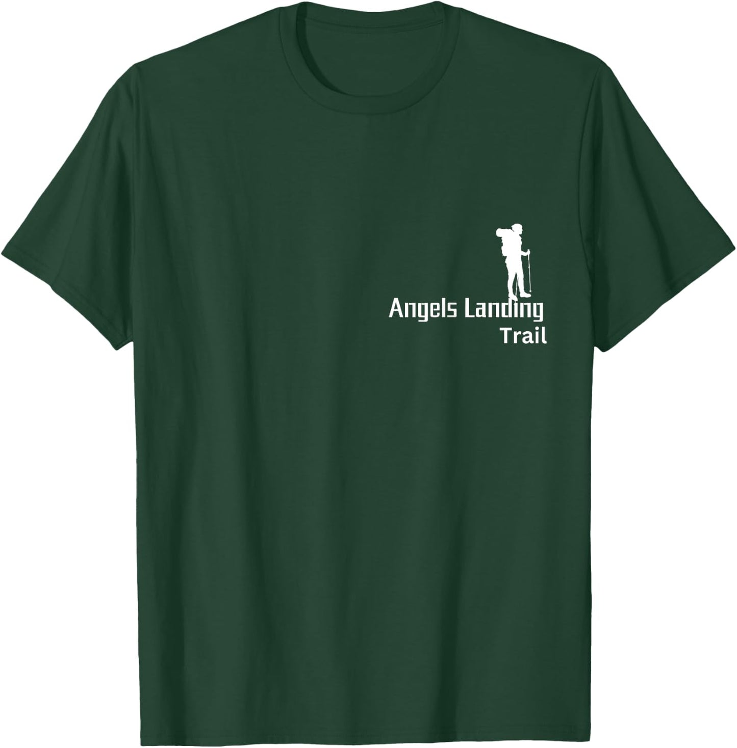 Angels Landing Trail, Mountain Adventurer, Nature Lover T-Shirt - T-Shirt | Forest