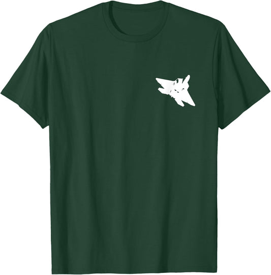 F-22 Raptor Military Fast Jet Aviation Aircraft T-Shirt - T-Shirt | Forest