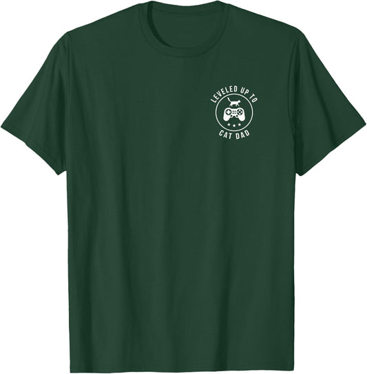 Gift New Cat Dad Gamer / Cat Dad Gamer T-Shirt - T-Shirt | Forest