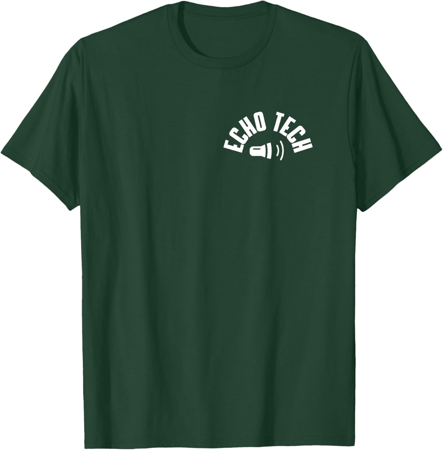 Great Echo Tech Pocket Apparel Cardiovascular Technologist T-Shirt - T-Shirt | Forest