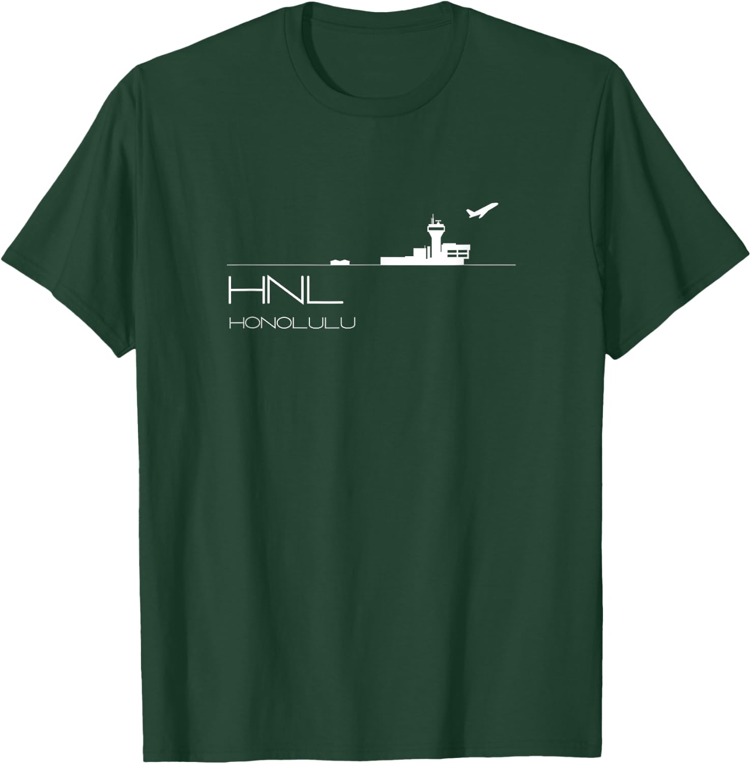 Honolulu Hawaii Airport Code Souvenir Gift HNL T-Shirt - T-Shirt | Forest