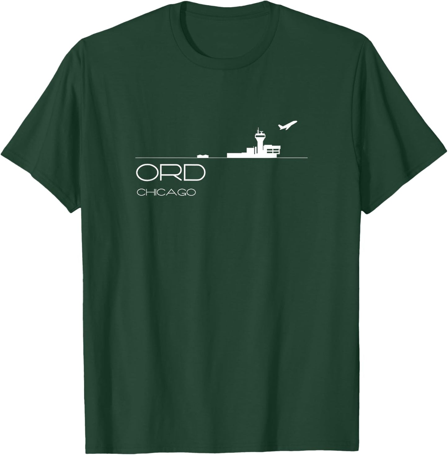 Chicago OHare Airport Code Souvenir Gift ORD T-Shirt - T-Shirt | Forest