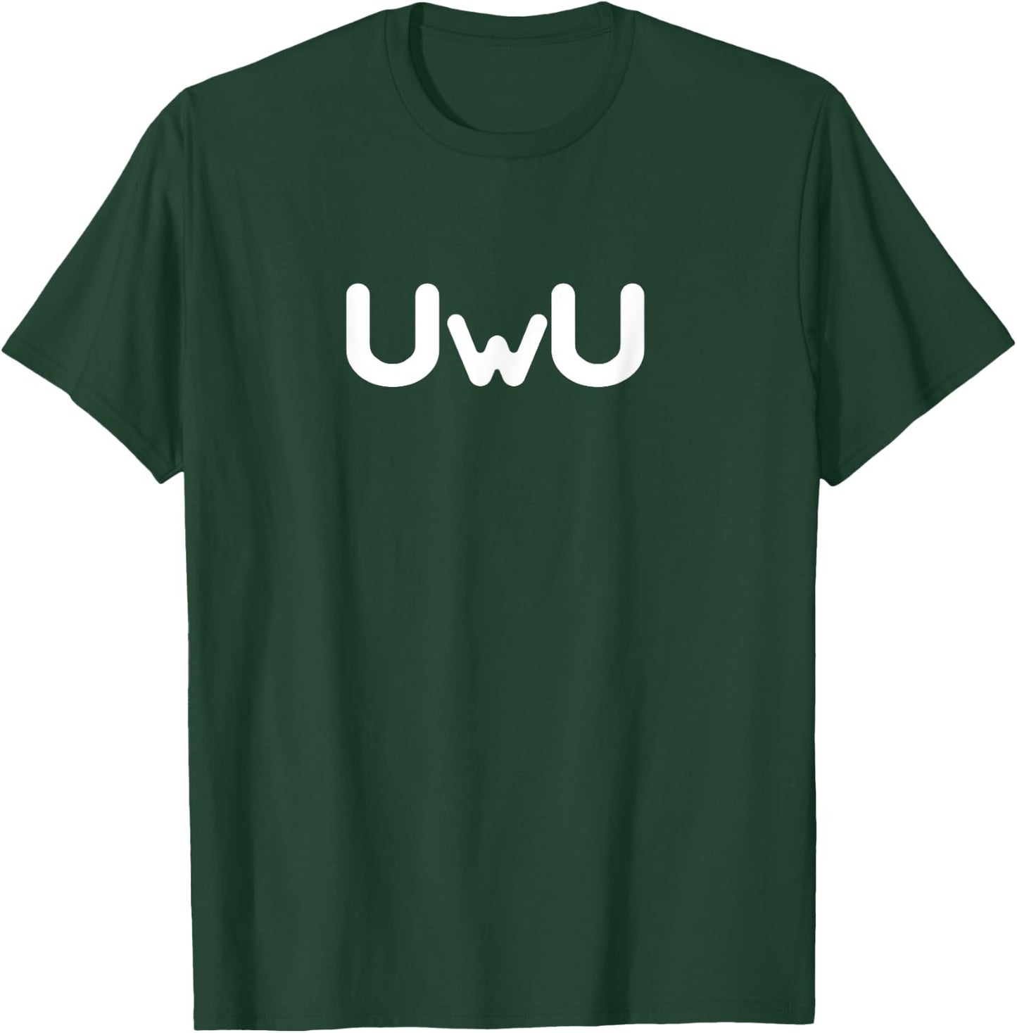 UwU Kitties UWU Shirt Happy Anime Face T-Shirt - T-Shirt | Forest
