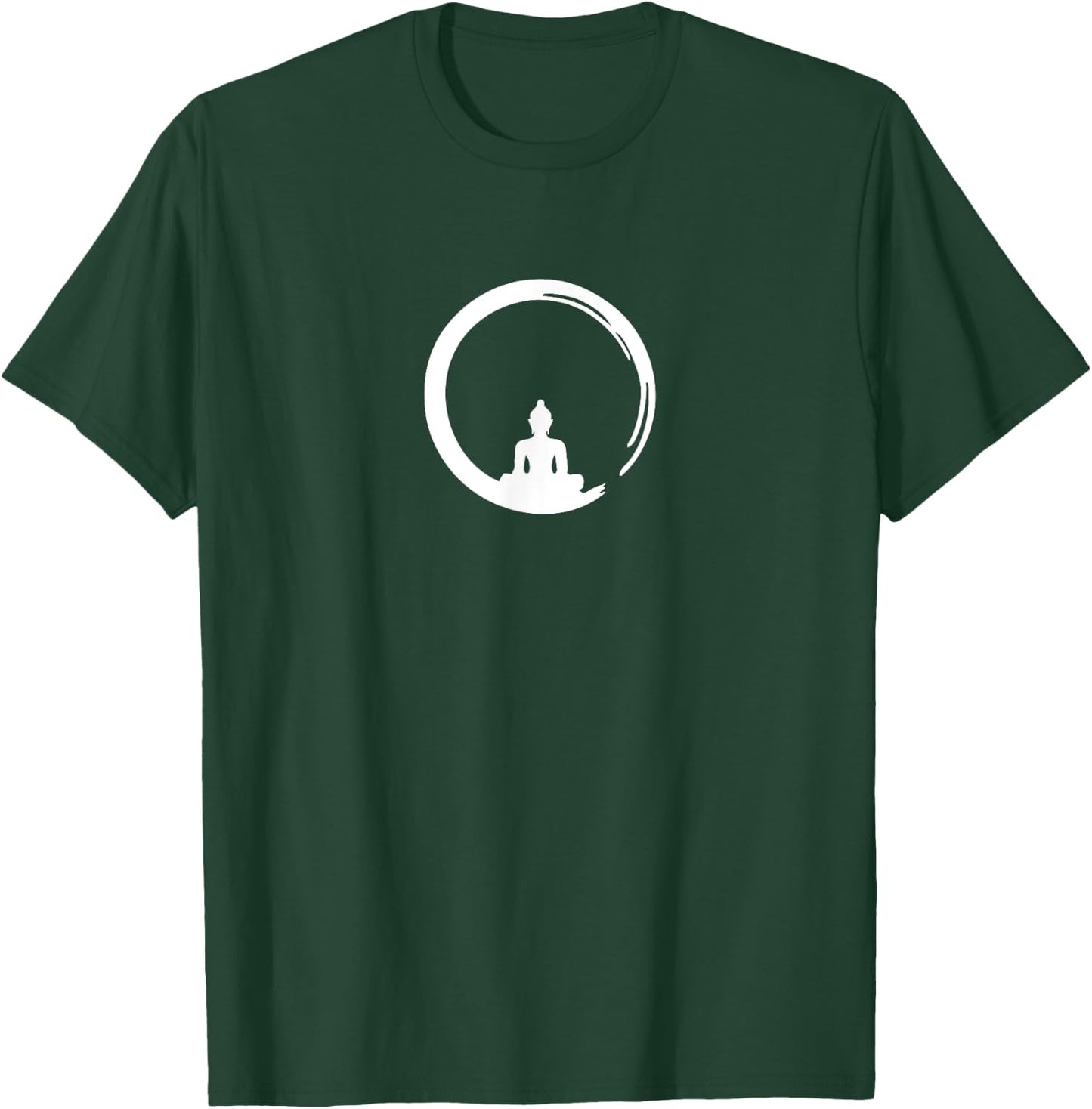 Enso, Zen, Circle, Symbol Buddhism Buddha Meditation Yoga T-Shirt - T-Shirt | Forest