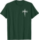 He is Risen Pocket Christian Easter Jesus Religious Cross T-Shirt - T-Shirt | Forest