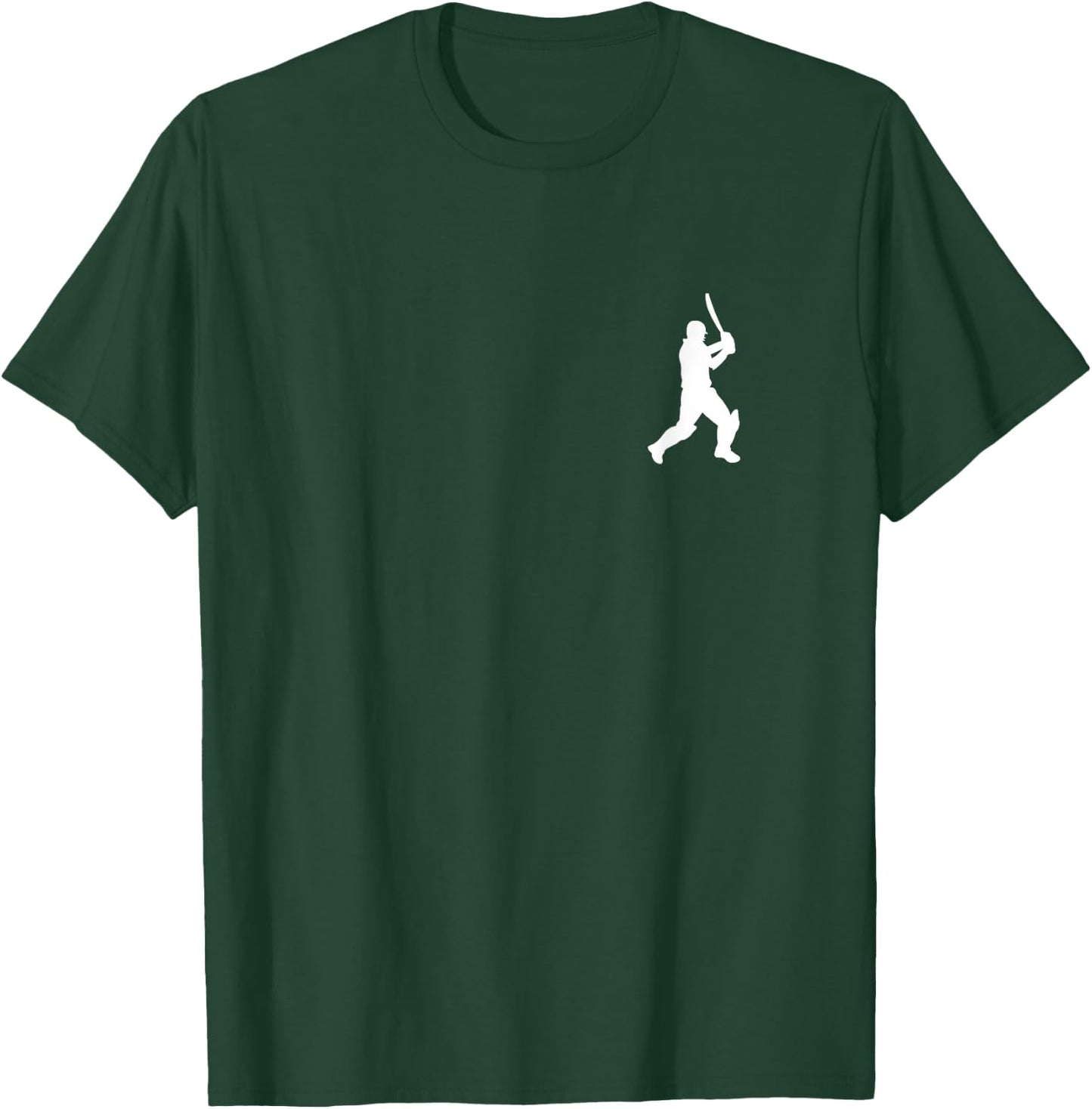 Cricket Cricketer Cricketers Batter T20 Test Cricket Gifts T-Shirt - T-Shirt | Forest
