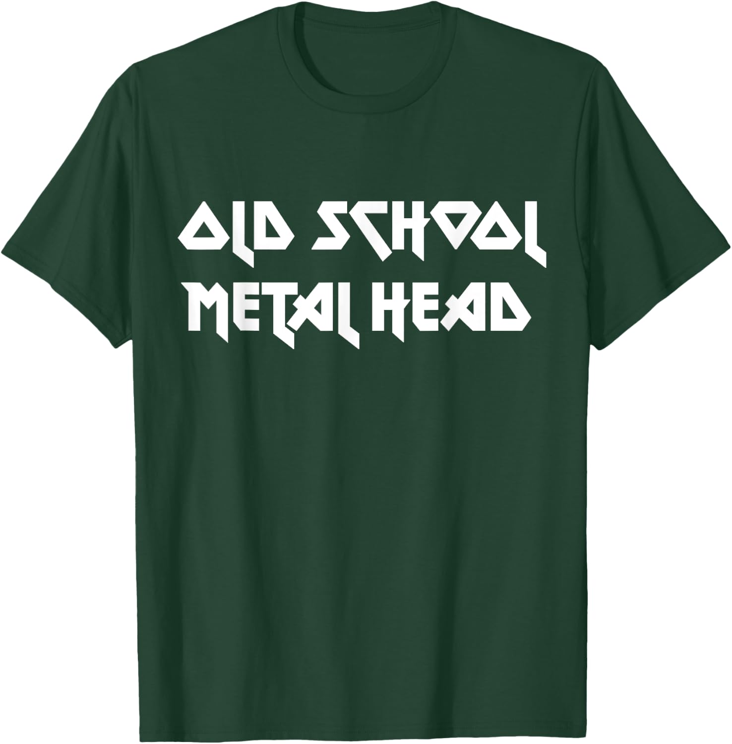 Old School Metal Head T-Shirt - T-Shirt | Forest