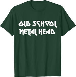 Old School Metal Head T-Shirt - T-Shirt | Forest