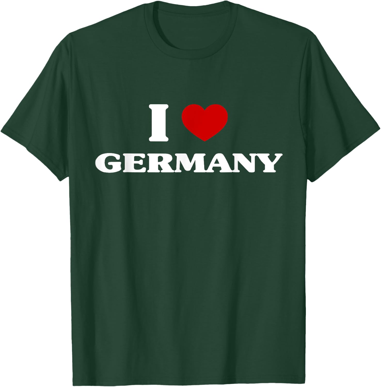 Germany I Heart Germany Souvenir I Love Germany T-Shirt - T-Shirt | Forest